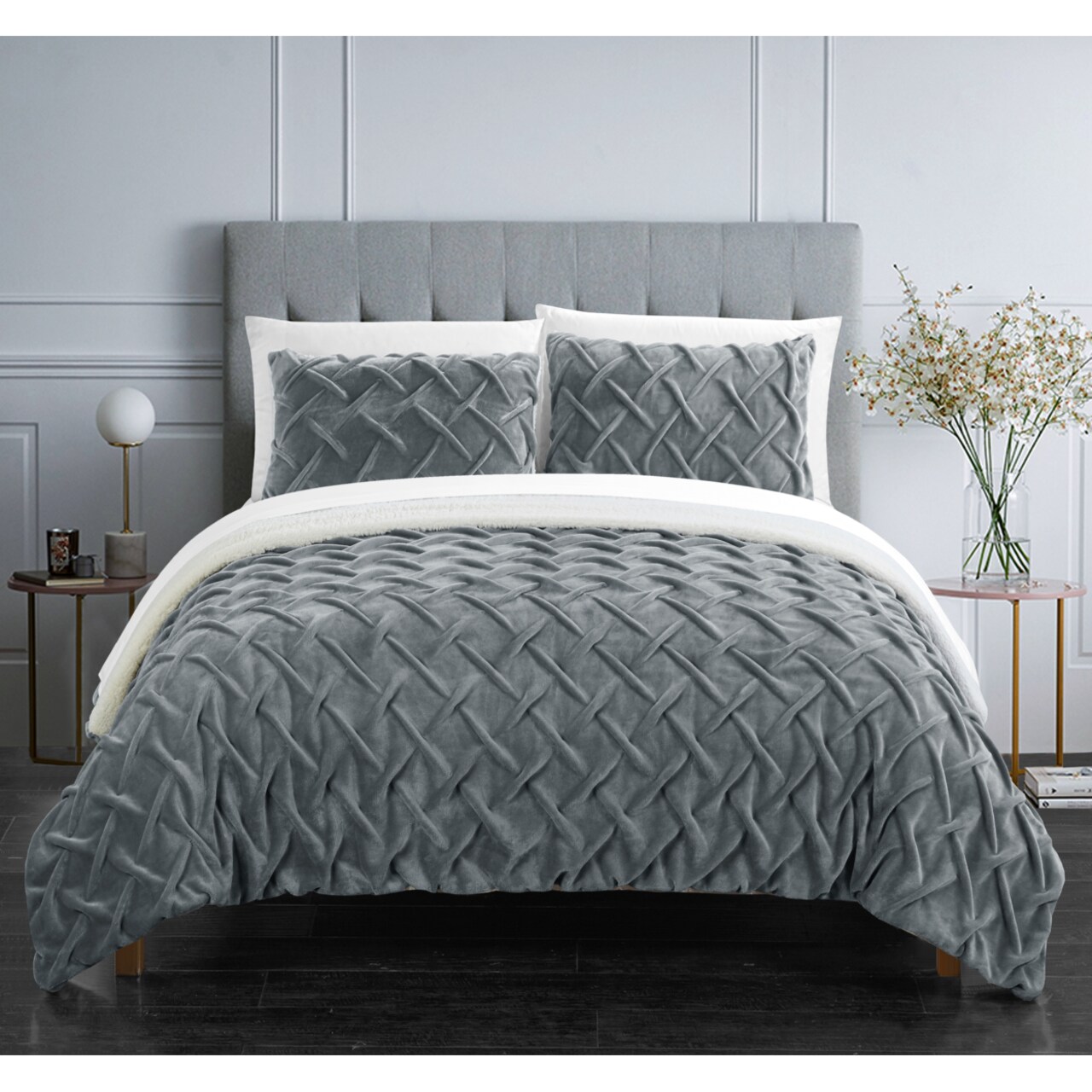 Micro mink comforter discount set